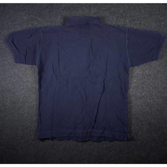 DB Basics Shirt Mens Medium‎ M Button Polo Collared Regular Fit Cotton Blue - Picture 8 of 11